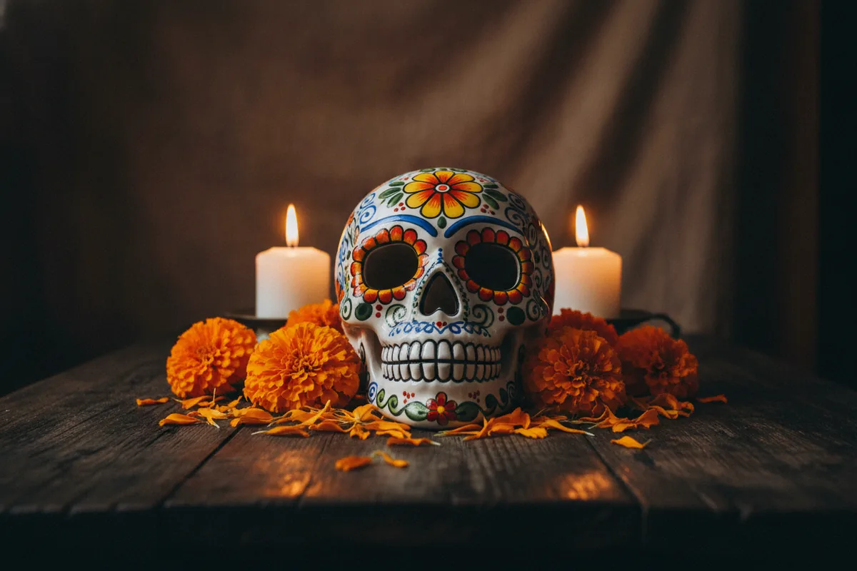 La tête de mort mexicaine, ou calavera : son nom, sa signification, ses symboles et le sens d’un tatouage